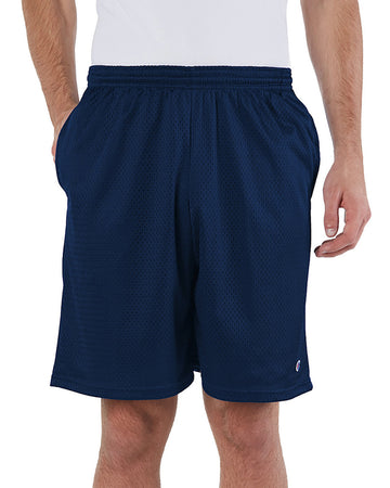 Champion S162 Polyester Mesh 9" Shorts with Pockets